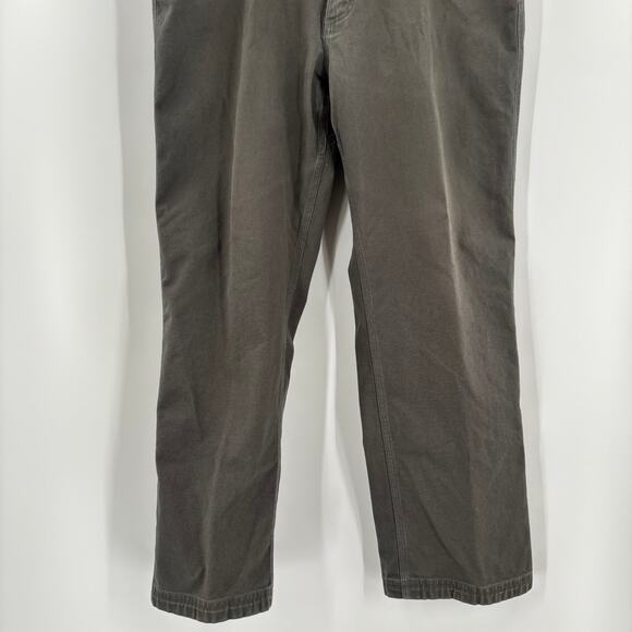 Duluth Trading Flex Fire Hose 38x29 Gray Straight Canvas Pants - Picture 5 of 6